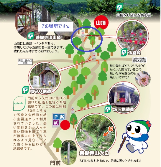 菩提寺山で低山ハイク♪