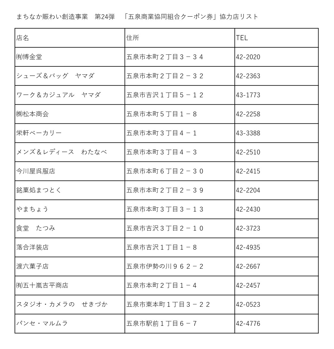 【まちなか賑わい創造事業】第24弾 石田社長&保科有里 ~夢・コンサート~