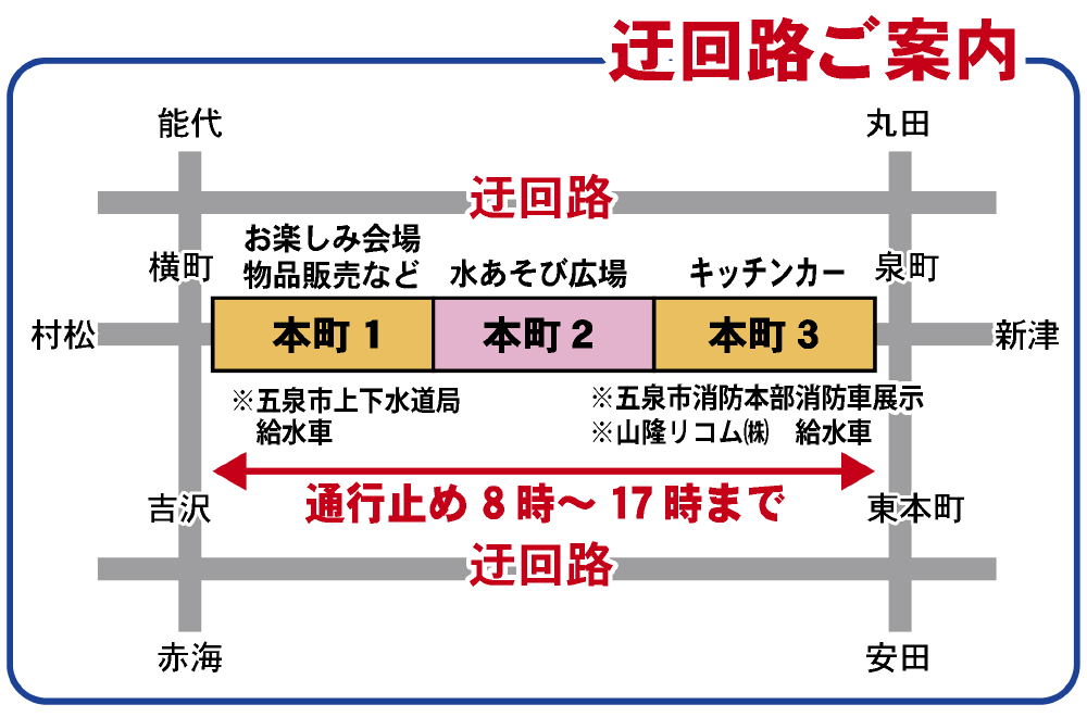 【五泉水かけまつり】令和７年８月１７日（日）