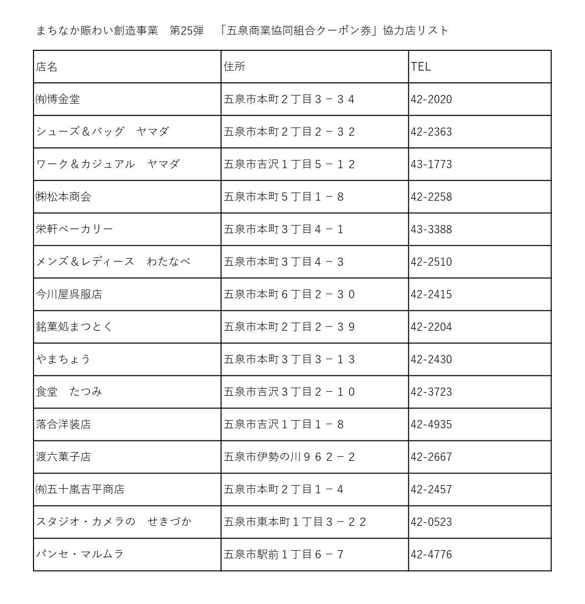 【まちなか賑わい創造事業】第25弾　あべやコンサート
