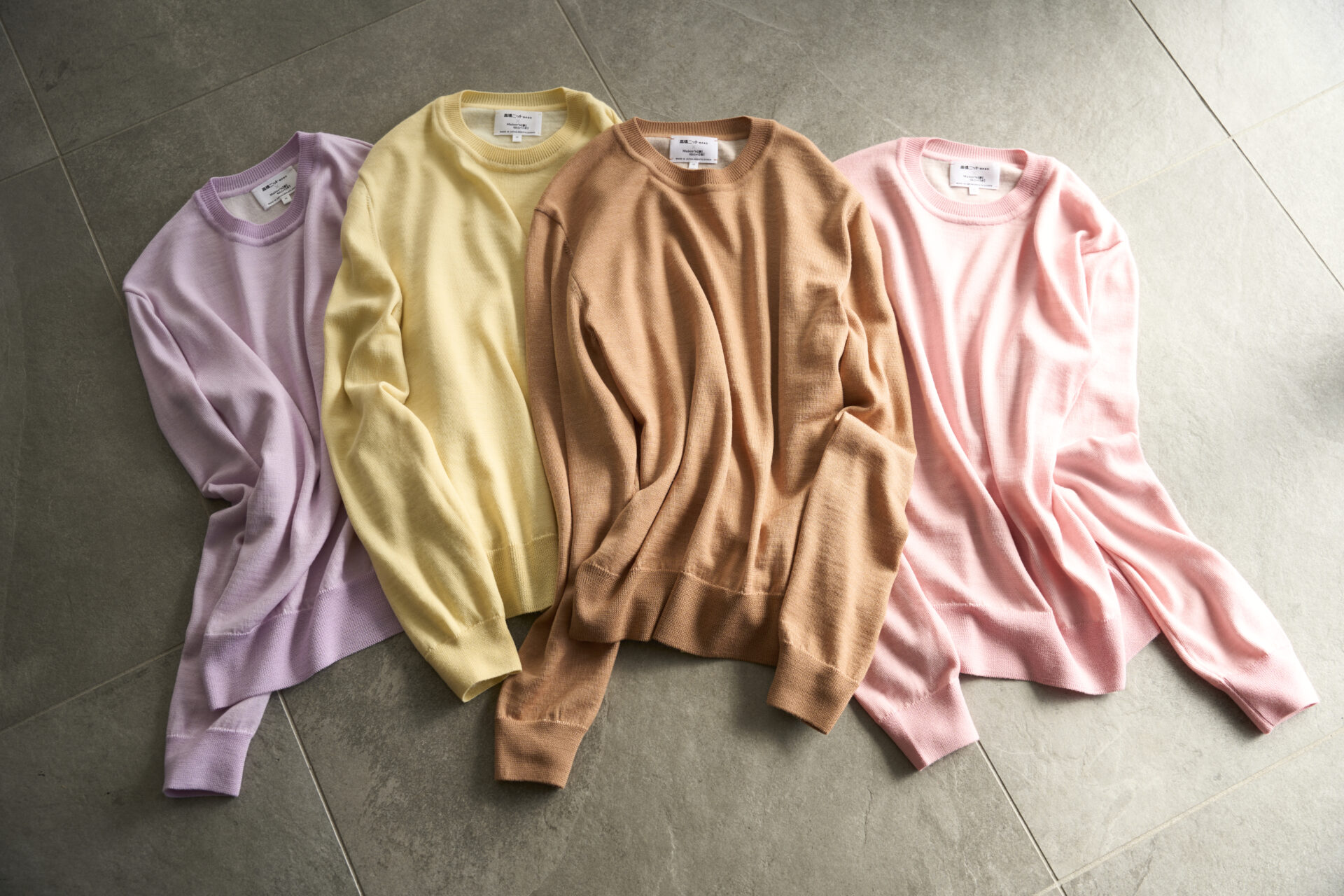 五泉市の花で染めあげた「ボタニカルダイニット」完成！30