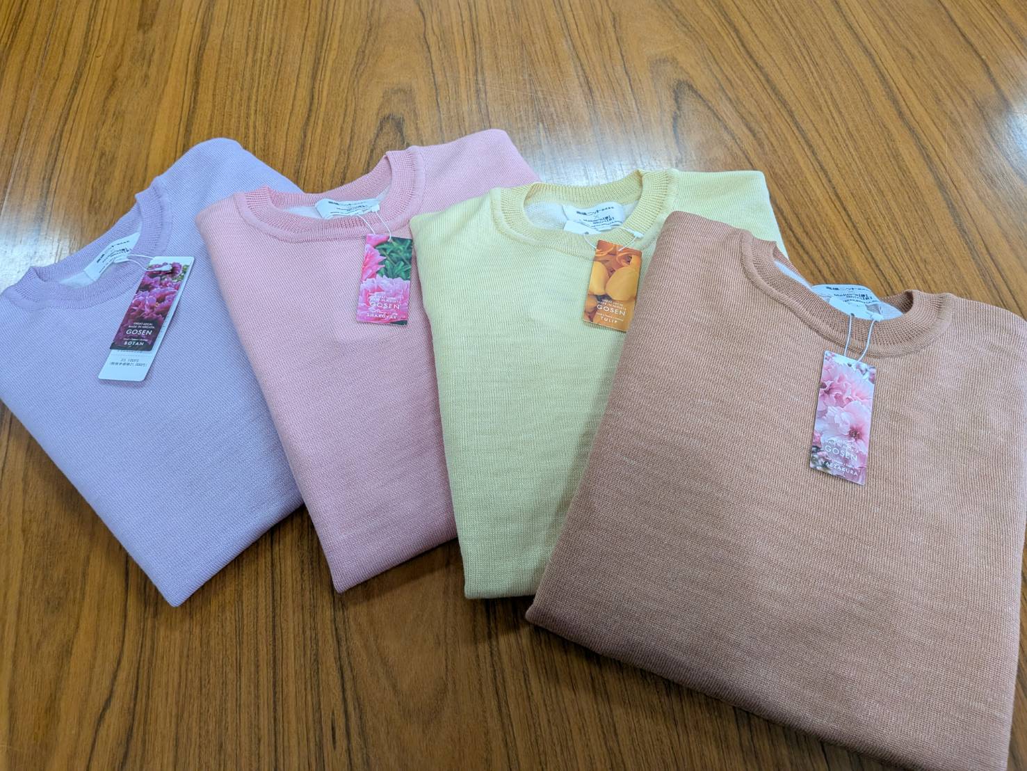 五泉市の花で染めあげた「ボタニカルダイニット」完成！31